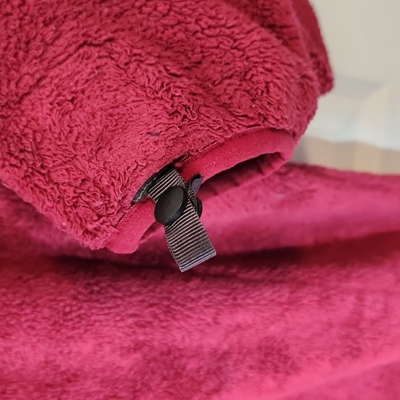 The North Face fleece zip up jacket cranberry pink soft Osito size medium - Picture 5 of 11